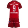 Virallinen Fanipaita + Shortsit FC Bayern München Robert Lewandowski 9 Kotipelipaita 2021-22 - Lasten